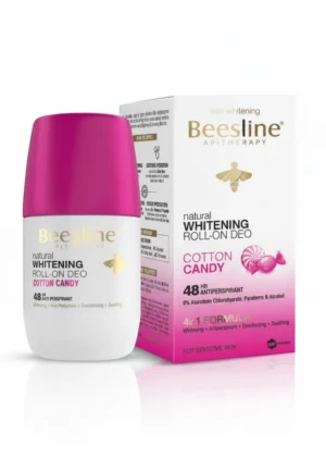 Beesline Skin Whitening Apitherapy Natural Whitening Roll-On Deo – Cotton Candy (For Sensitive Skin)