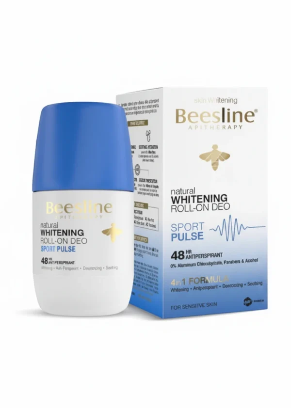Beesline-Skin-Whitening-Apitherapy-Natural-Whitening-Roll-On-Deo-Sport-Pulse-For-Sensitive-Skin.webp Beesline Skin Whitening Apitherapy Natural Whitening Roll-On Deo – Sport Pulse (For Sensitive Skin)