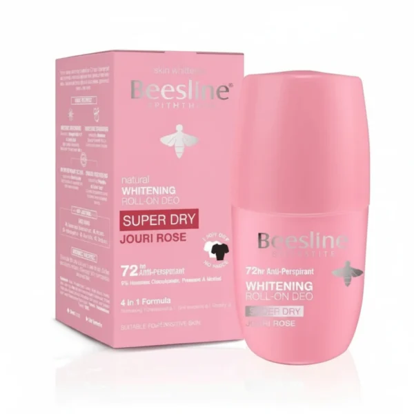 Beesline-Skin-Whitening-Apitherapy-Natural-Whitening-Roll-On-Deo-Super-Dry-Jouri-Rose-For-Sensiti.webp Beesline Skin Whitening Apitherapy Natural Whitening Roll-On Deo – Super Dry Jouri Rose (For Sensitive Skin)