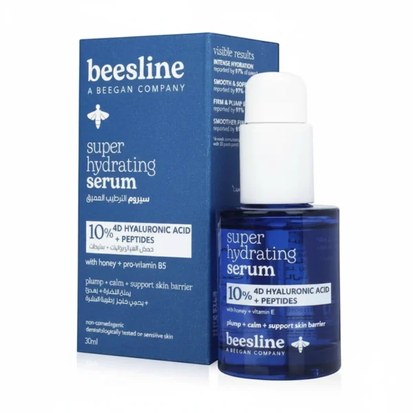 Beesline-Super-Hydrating-Serum-10-4-D-Hyaluronic-Acid-Peptides-30ml-Product-Beautifier.webp Beesline Super Hydrating Serum 10% 4D Hyaluronic Acid + Peptides 30ml