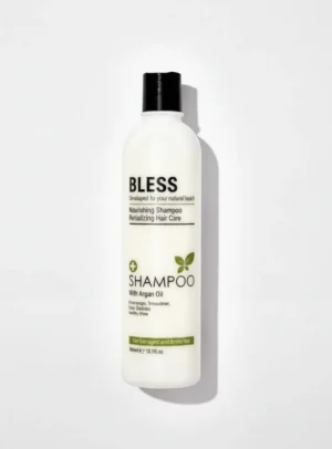 BLESS Nourishing Shampoo Revitalizing hair care with argan oil for damaged and brittle hair 500ml