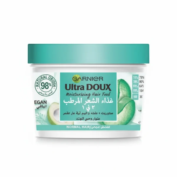 GARNIER Ultra Doux moisturising hair food 3-in-1 for normal hair 390ml