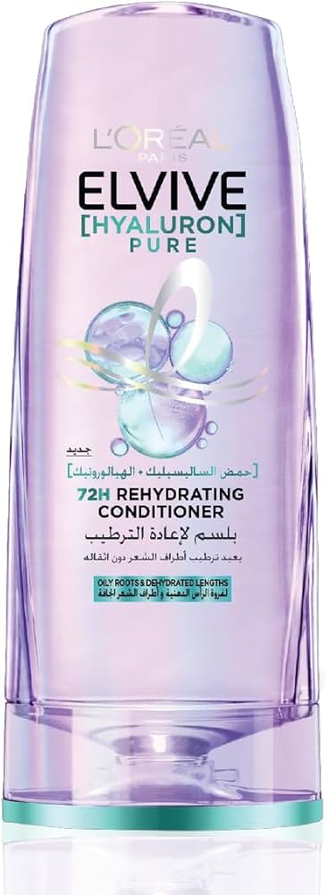 LOREAL-Hyaluron-Pure-72-H-Purify-Conditioner-for-Oily-Scalp-Dehydrated-Lengths-200ml.jpg LOREAL Hyaluron Pure 72H Purify Conditioner for Oily Scalp & Dehydrated Lengths 200ml