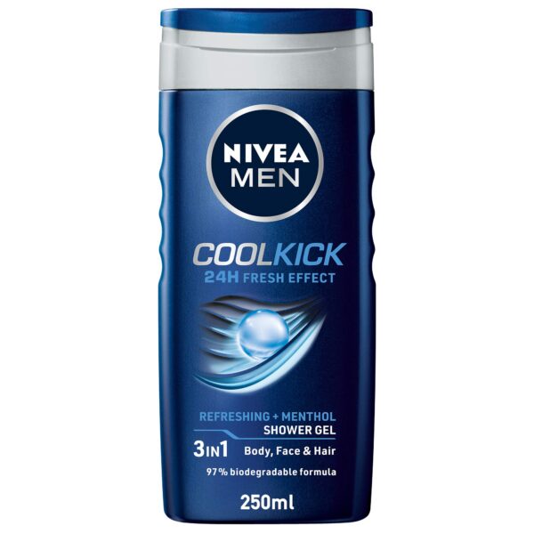 NIVEA-Men-Shower-Gel-3-in-1-Cool-Kick-250ml.jpg NIVEA Men Shower Gel 3-in-1 Cool Kick 250ml