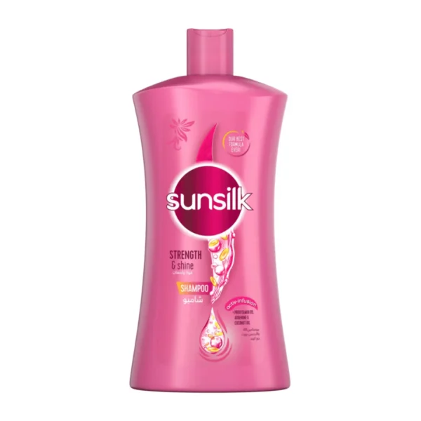 SUNSILK-shampoo-strength-shine-with-activ-infusion-provitamin-B5-Argrnine-coconut-oil-1000ml.webp SUNSILK shampoo strength & shine with activ-infusion + provitamin B5 ,Argrnine & coconut oil 1000ml