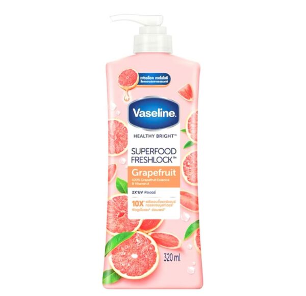 VASELINE-superfood-freshlock-garpefruit-100-grapefruit-essence-vitamin-A-body-lotion-320ml.jpg VASELINE superfood freshlock garpefruit 100% grapefruit essence & vitamin A body lotion 320ml