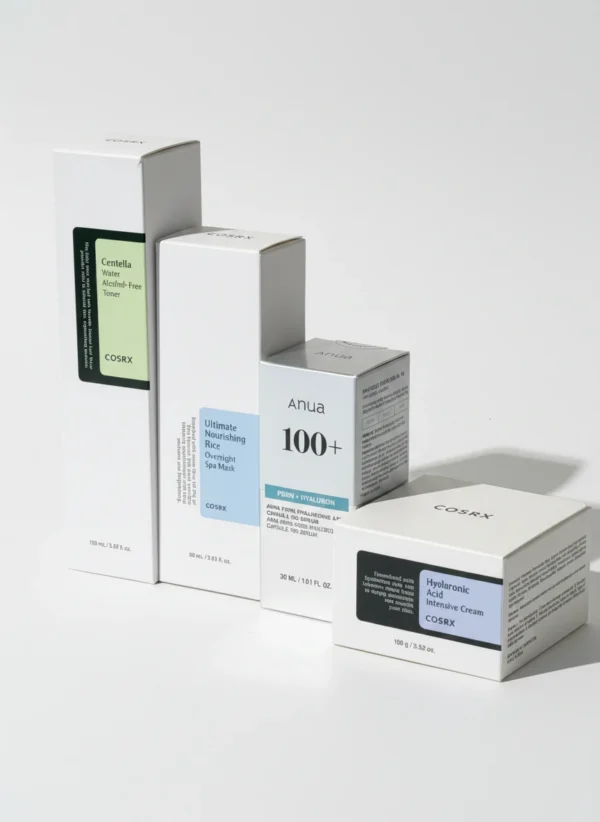 COSRX & Anua Centella + Hyaluronic Hydration Kit (4-Piece Set)