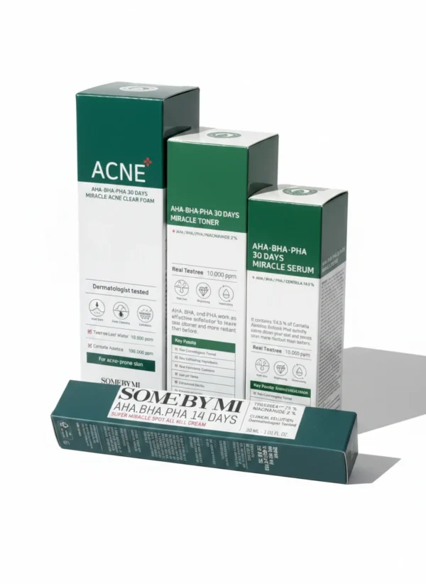 Some By Mi AHA·BHA·PHA 30 Days Miracle Acne Care Kit (4-Piece Set)